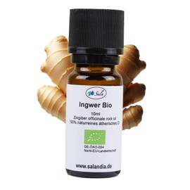 Sala Ginger Oil Aroma Essential Oil Natural Organic – for Consumption – 10 ml