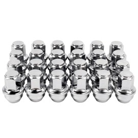 m14x1.5 Lug Nuts 24 pcs OEM Factory Style for 2015/2016/2017/2018/2019/2020/2021 F150 Expedition Navigator Factory Chrome Wheel Lug Nuts