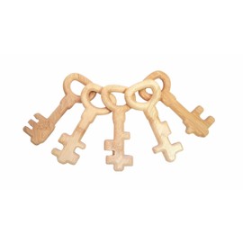 Giant keys | Bamboo keys | set of 5 | Tactile | role play | Story telling prop