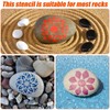 60pcs Mandala Stencils, 2x2 Inch Reusable Mandala Stencils for Painting