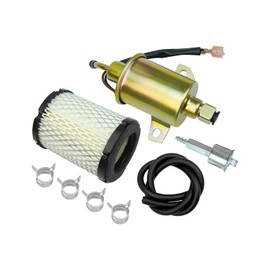 149-2311 Fuel Pump and 149-2457 Fuel Filter Fit for Onan Cummins Generator 4000 4KW Microlite MicroQuiet Generators with 1403280 Air Filter and Fuel Line