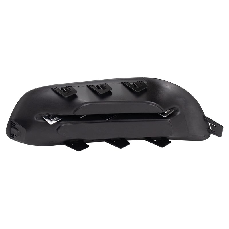 TRQ Front Right Fog Light Hole Cover Black Passenger Side