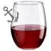 BenShot Anchor Wine Glass - 15oz - HandCrafted for for
