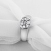 AINUOSHI 2.0 Carat Moissanite Ring, Wedding Ring, Made with Sterling
