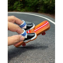 California Fidget Spinner Skateboard (Brown)