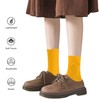 DOOVID Womens Socks Cute Ruffle Socks Cotton Turn-Cuff Frilly Crew