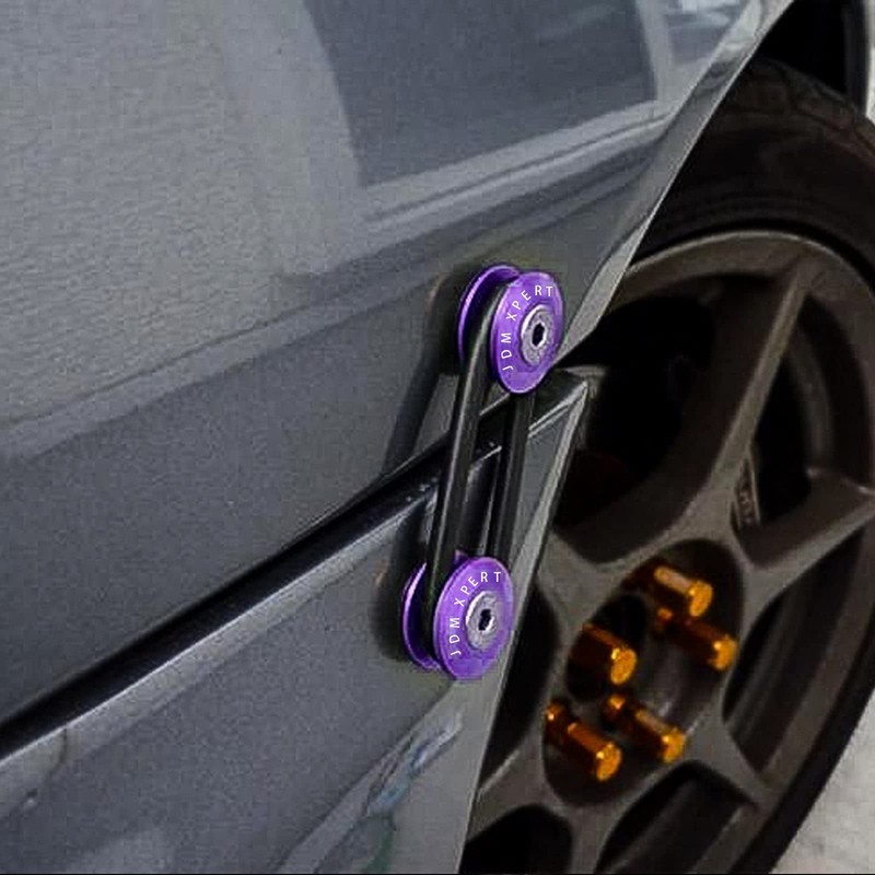 Xotic Tech JDM Quick Release Fasteners Compatible with Car Bumpers