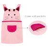 allydrew Cute Pink Kitty Children's Apron