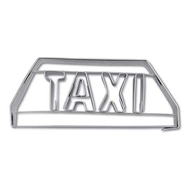 Staedter Embossing Taxi Cookie Cutter, Stainless Steel