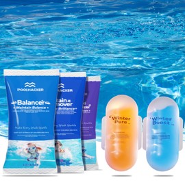 POOLHACKER Pool Closing Kit for Above Ground & Inground Pools – 15000 Gallons Above Ground Pool Winterizing Kit – Swimming Pool Closing Kit for Seasonal Use