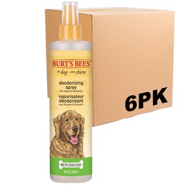 Burt's Bees for Pets Deodorizing Spray for Dogs with Apple and Rosemary, 99.7% Natural Origin Formulas, Waterless Dog Shampoo - Gentle Dry Shampoo for Dogs, Best Dog Shampoo, 10 oz