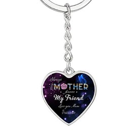 Mother Day Key Chain Gifts From Son/Daughter Who Has First Name: Francesco - Always My Mother Forever My Friend - Love You Mum - Mother Day Gift From Daughter/Son
