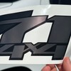 GOLD HOOK Replacement Decals Compatible with Chevy Silverado Z71 4x4