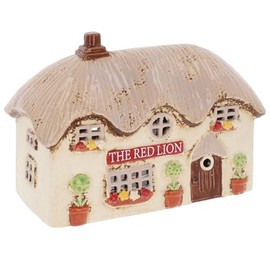 Shudehill Giftware Village Pottery Pub Tealight Collection - Crown, Red Lion & Royal Oak Pubs (Red Lion Pub)