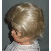 PrillyCharmin DOLL WIG Size 15: Light Blonde BETH STYLE Short
