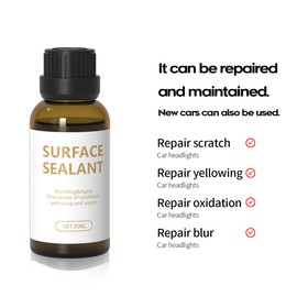 XTryfun Headlight Restoration Kit, Automotive Headlight Cleaner and Restorer Kit with Clear Coat, Car Headlight Lens Restoration Kit to Remove Yellowing, Haze, Oxidation for Taillights, Foglights