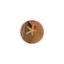 Sora Tuki Gold Starfish Earrings for Women Beach Earrings Ocean Earrings Beachy Earrings Gold Starfish Earrings Studs Summer Jewelry Beach Jewelry