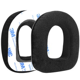 Geekria Comfort Velour Replacement Ear Pads for Astro A10 Gaming Headset Headphones Ear Cushions, Headset Earpads, Ear Cups Cover Repair Parts (Black)