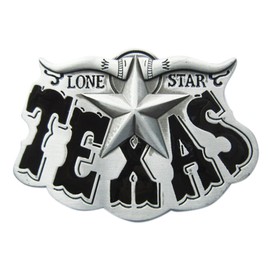 Urban Backwoods Texas Longhorn III Belt Buckle for Interchangeable Belt Buckle, black