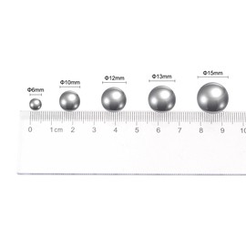 sourcing map G25 Precision Stainless Steel Bearing Balls 12 mm 440C Pack of 2