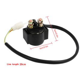 Sunicon Starter Solenoid Relay, Starter Relay Solenoid General Purpose Motorcycle Part Replacement for Chinese Scooter ATV 50cc 125cc 150cc 250cc