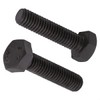M12-1.75 x 50mm (6 pcs) Black Hexagon Head Bolt, Grade