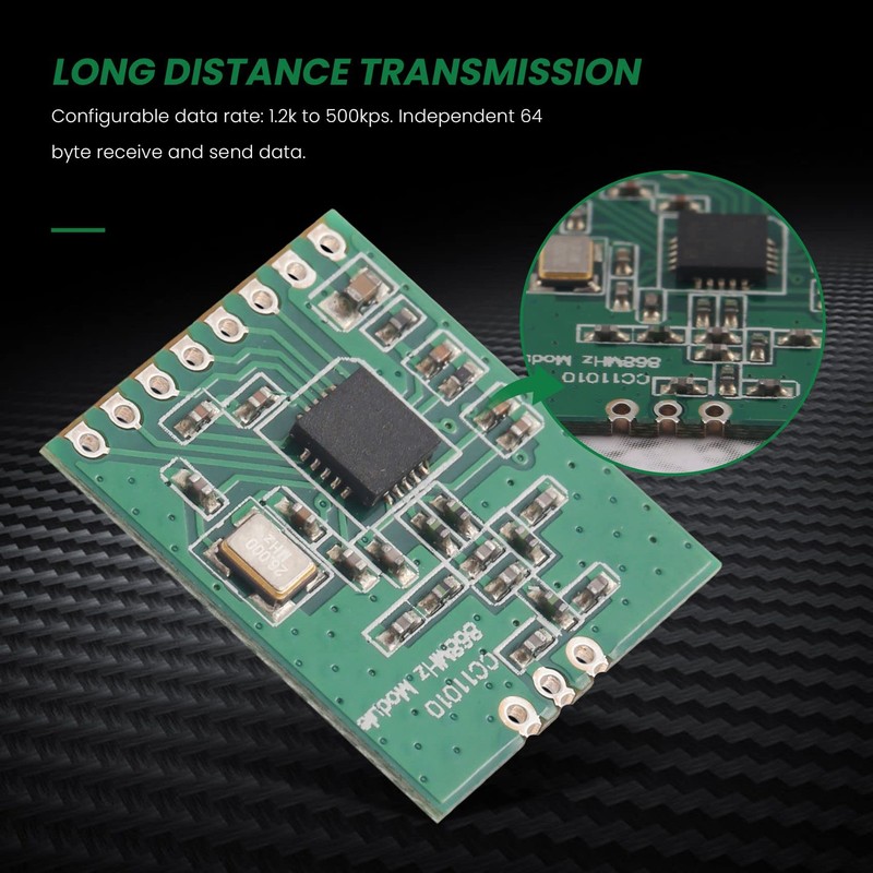 Jevina CC1101 868MHz Radio Transmission Antenna Transceiver