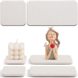 4PCS Quick-Drying Stone Soap Tray for Bathroom Counter, Diatomaceous Earth Stone Drying Tray with Fast Absorption, Water Absorbing Stone Tray for Sink, White