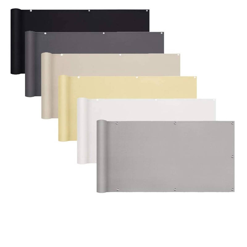 Sekey Balcony Privacy Screen, Balcony Cover, Opaque, Wind and UV