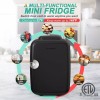 CROWNFUL Mini Fridge, 4 L/6 Can Portable Cooler and Warmer
