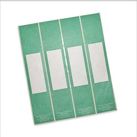 Color-Bands Color Coding File Handles and Labels for Expandable File Pockets and Wallets, Kelly Green, 100 per Package