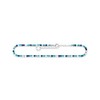 Thomas Sabo AK0039-775-7 Anklet with Blue Stones 925 Silver, Precious