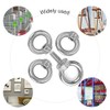 Ring Nut M4 Pack of 12 Ring Eyelets Stainless Steel