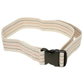 Kinsman Enterprises 80414 Gait Belt with Quick Release Plastic Buckle, 2" Width, 44" Length, 1 Stripe