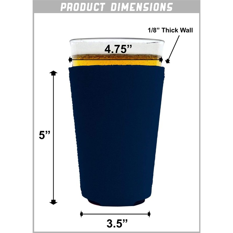 Flip Flop Pattern Pint Glass Coolie (1)