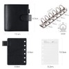 Moterm Pocket Luxe Ring Planner - Genuine Leather Binder Organiser