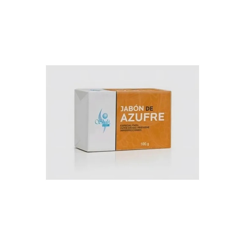 Jabones Azufre Sheló Nabel Antiacné 100g Pack 5 Piel Mixta