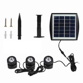 Solar Garden Light Water Resistant 2200mAh Solar Walkway Light for Garden Landscape Path Yard