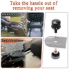 FOVPLUE Quick-Release Fender Seat Hardware Kit,1/4″-20 Thread Seat Bolt/Screw and