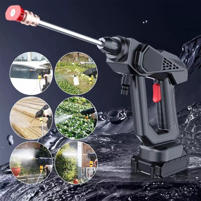 Rush Hidrolavadora Pistola De Alta Presion Inalambrica Accesorios