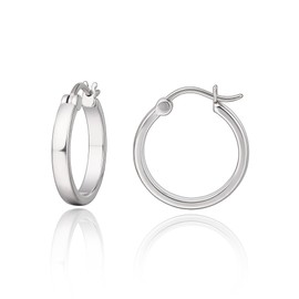 Limerencia Titanium Hoop Earrings, Lightweight Hypoallergenic Large Medical Hoop Earrings for Women and Girls, 20 mm, 30 mm, Titanium