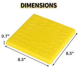 OULEME RV Leveling Block Top Cover, 4 Pack RV Jack Pad Cap, Interlocking Leveling Pad Cap for Camper Travel Trailer