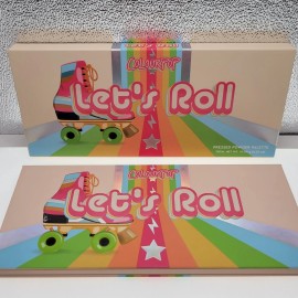 Colourpop Let's Roll Pressed Powder Rainbow Eyeshadow Palette 0.35 oz NEW IN BOX