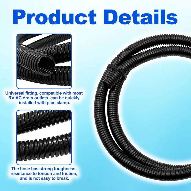 2932749159 Drain Hose 4-1/2' Length Replacement For All Dometic RV