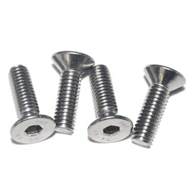 Countersunk Screws M6 x 25 mm Stainless Steel DIN 7991 Countersunk Hexagon Socket A2 V2A VA Pack of 25