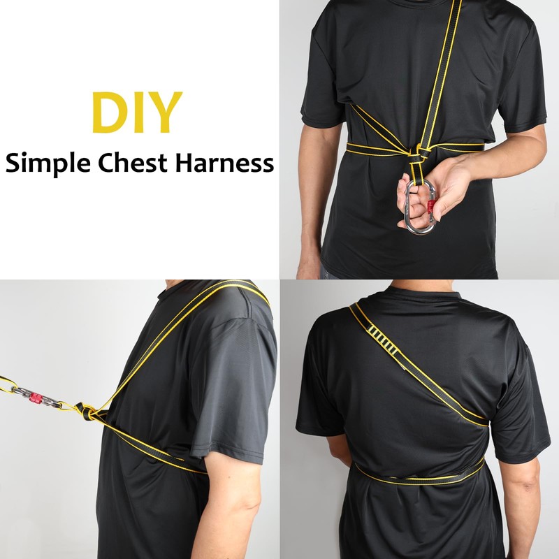 KLYTORX 18mm Nylon Climbing Sling Runner 23KN CE2008/EN566 Certified -