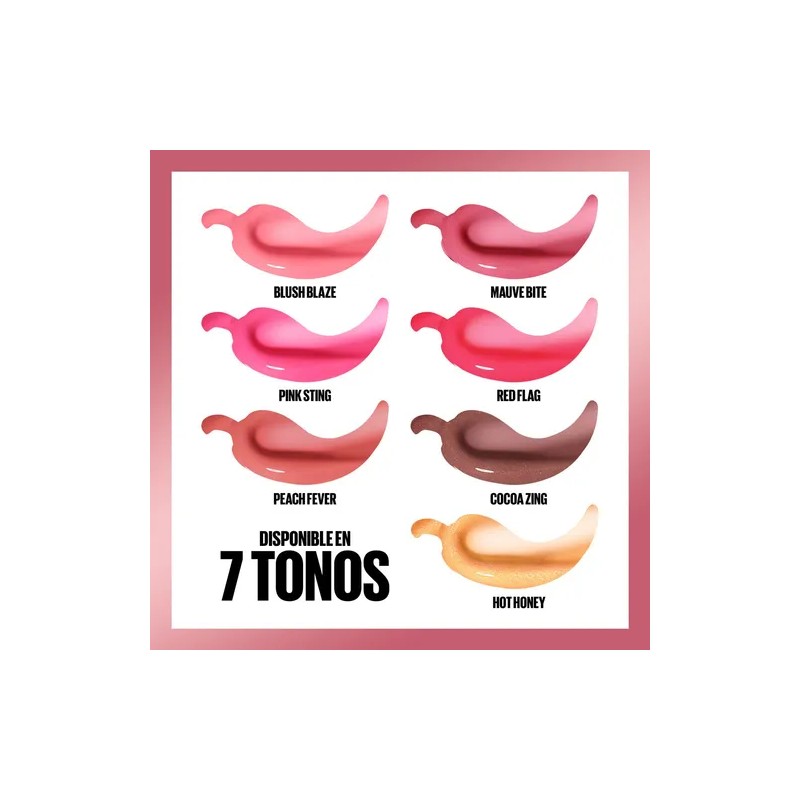 Maybelline Gloss Rellenador De Labios, Lifter Plump, Tono Cocoa Zing