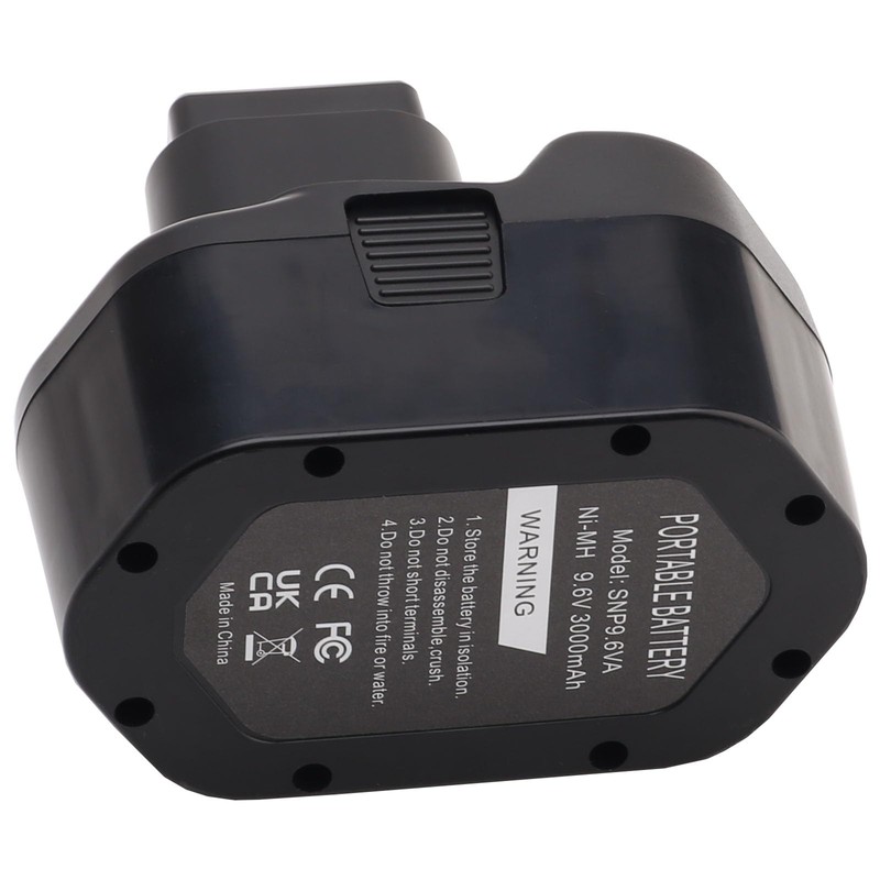 Tnvodejo 3000mAh Battery Pack for SNAP ON 9.6V 3.0Ah Ni-MH