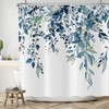 ASDCXZ Leaves Shower Curtain 180 x 180 cm, Spring Simplicity