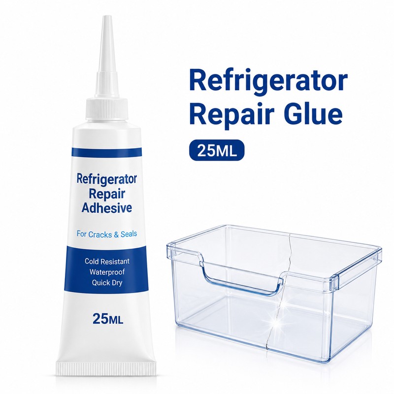 Clear Refrigerator Repair Adhesive for Plastic & Glass – 25